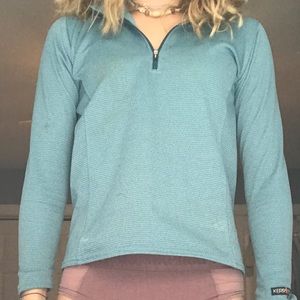 Blue horse riding sweatshirt